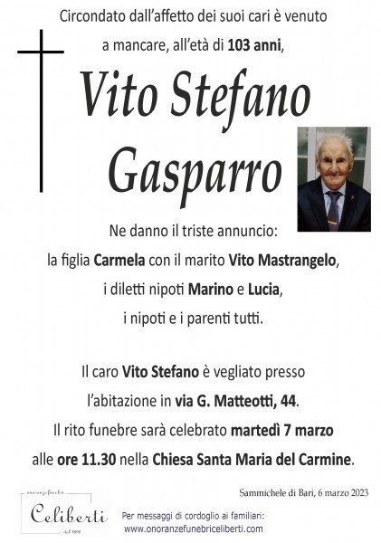 Vito Stefano Gasparro