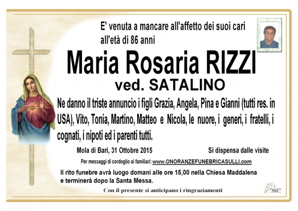 Maria Rosaria Rizzi