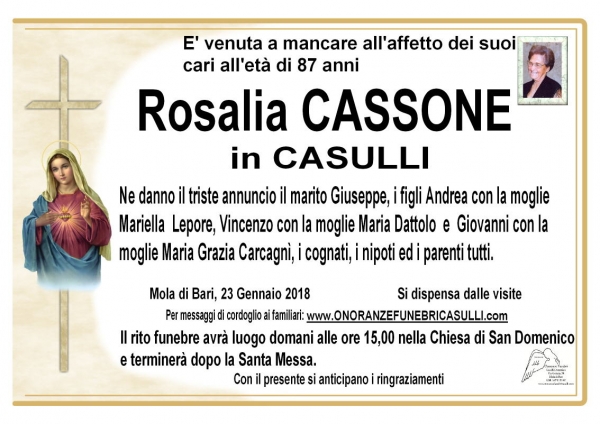 Rosalia Cassone