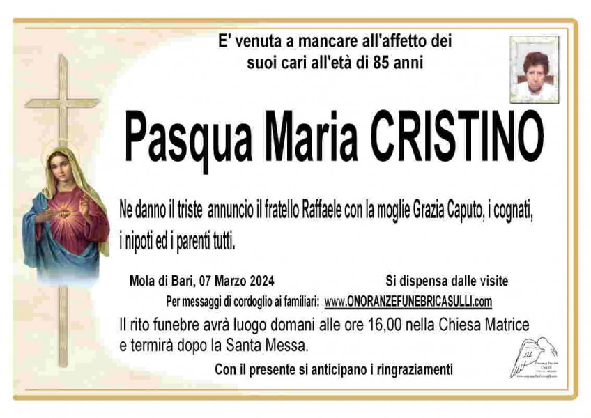 Pasqua Maria Cristino