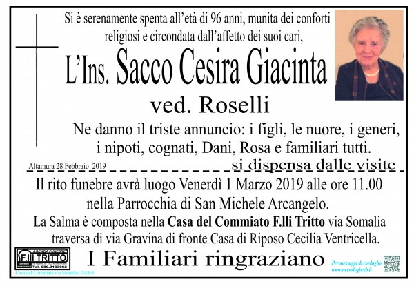 Cesira Giacinta Sacco