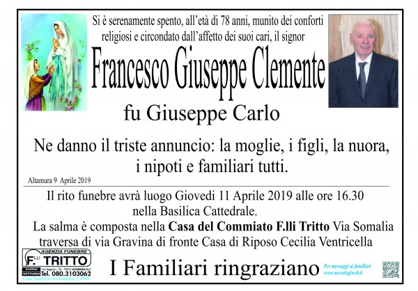 Francesco Giuseppe Clemente