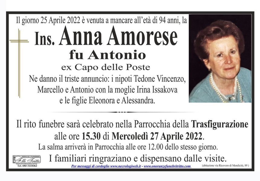 Ins. Anna Amorese