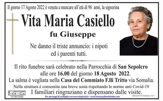 Vita Maria Casiello