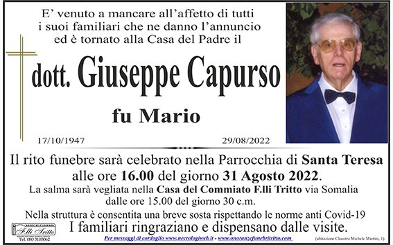 Dott. Giuseppe Capurso
