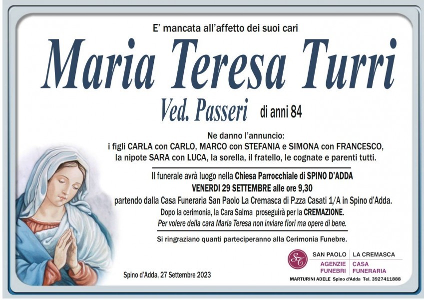 Maria Teresa Turri