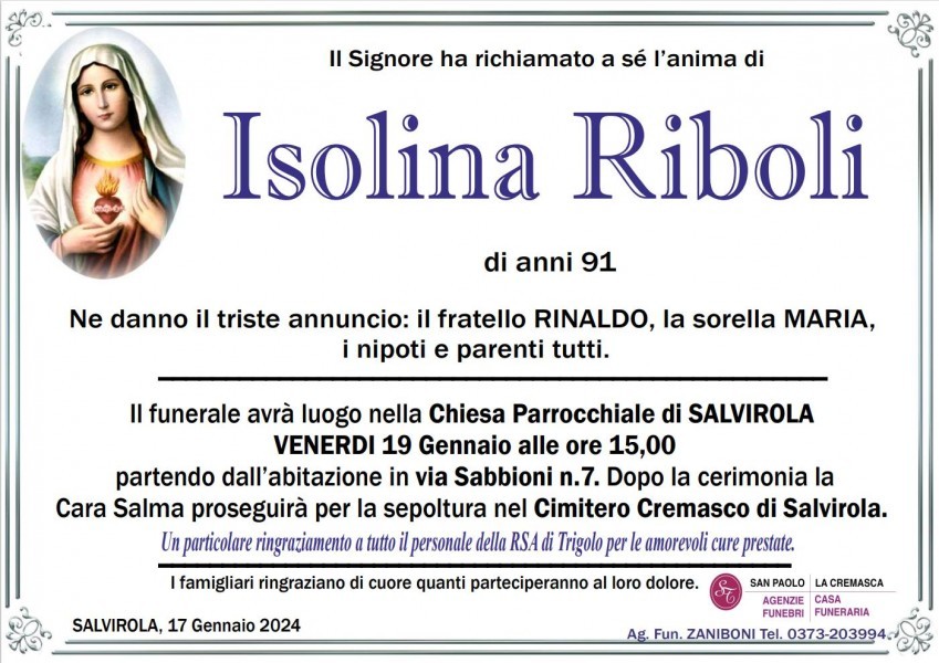 Isolina Riboli