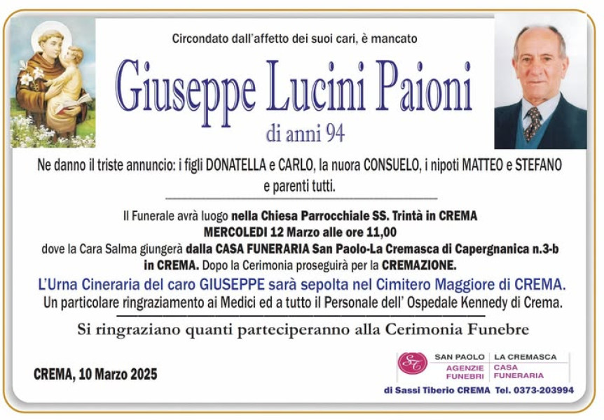 Giuseppe Lucini Paioni