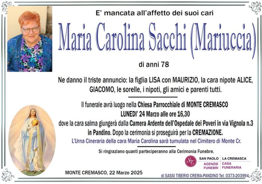 Maria Carolina Sacchi