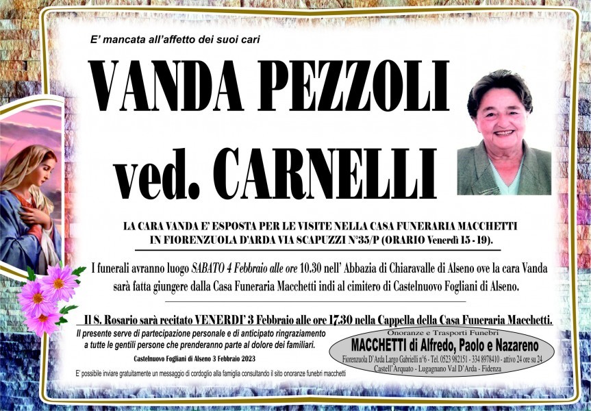 Vanda Pezzoli Ved. Carnelli