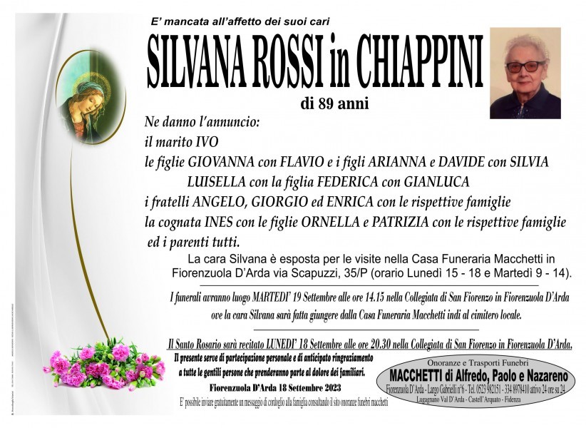 Silvana Rossi In Chiappini
