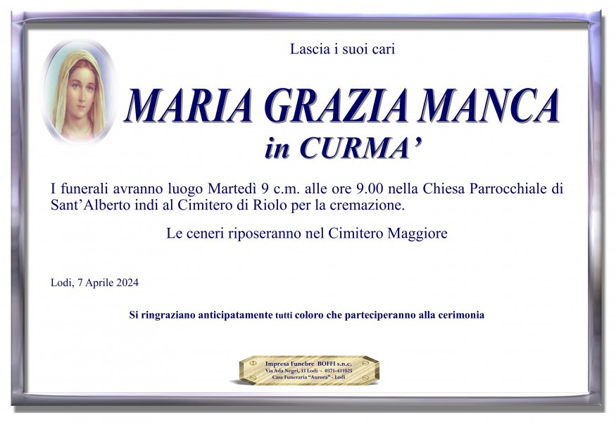 Maria Grazia Manca