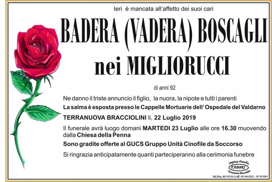 Badera "vadera" Boscagli
