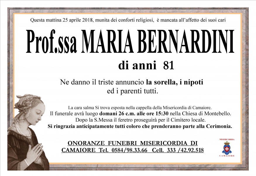 Maria  Bernardini