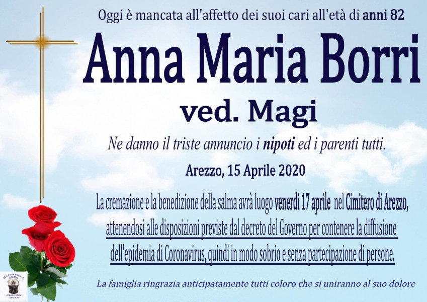 Anna Maria Borri Ved.magi