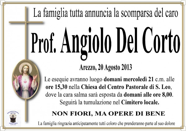 Prof. Angiolo Del Corto