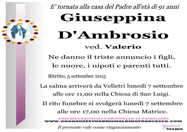 Giuseppina D'ambrosio