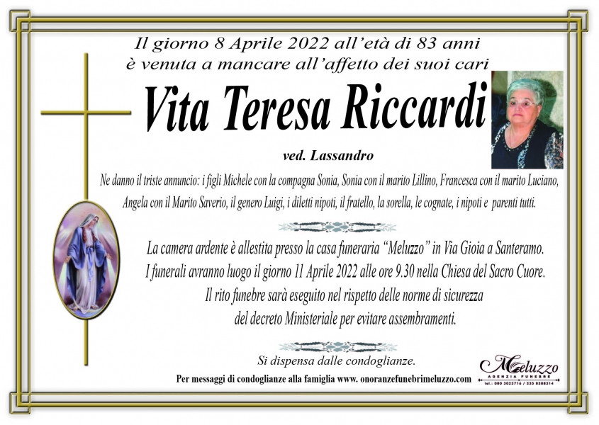 Vita Teresa Riccardi