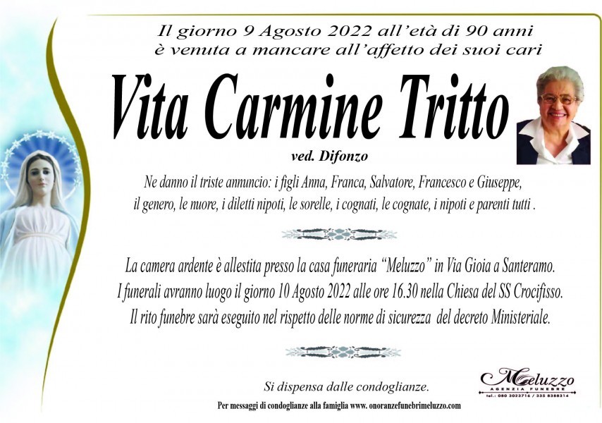 Vita Carmine Tritto