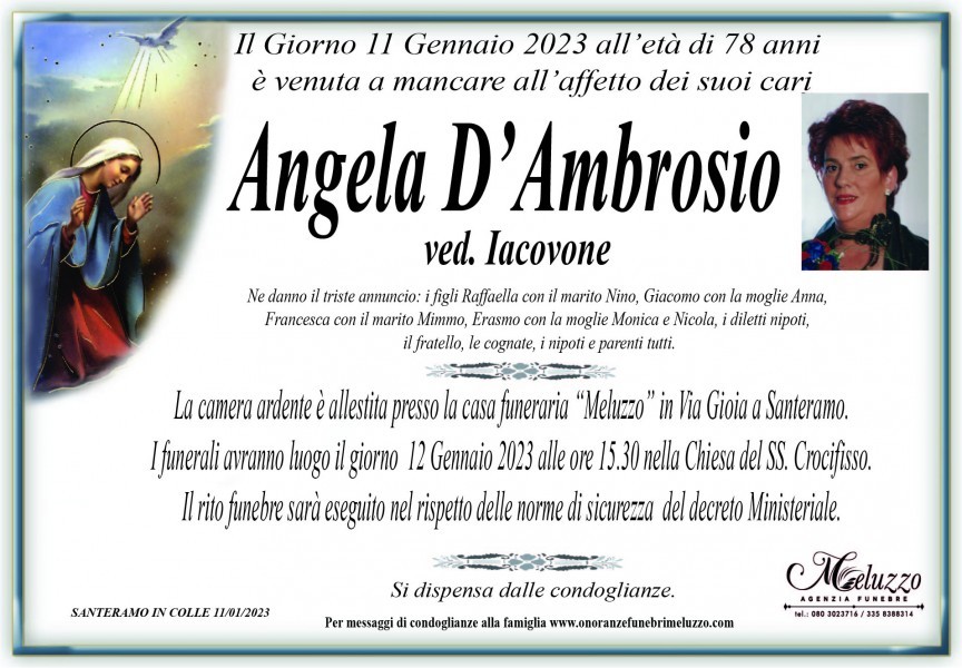 Angela D'ambrosio