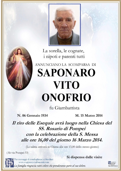 Vito  Onofrio Saponaro