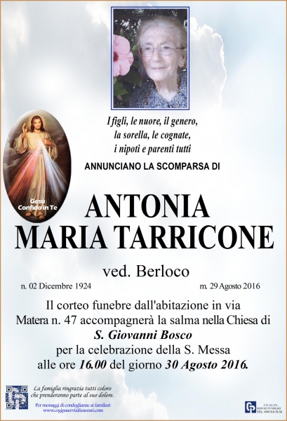 Antonia Maria Tarricone