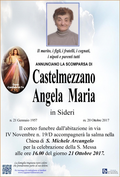 Angela Maria Castelmezzano