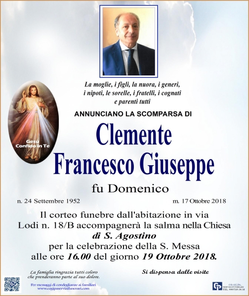 Francesco Giuseppe Clemente 