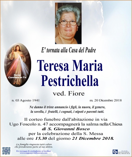 Teresa Maria  Pestrichella