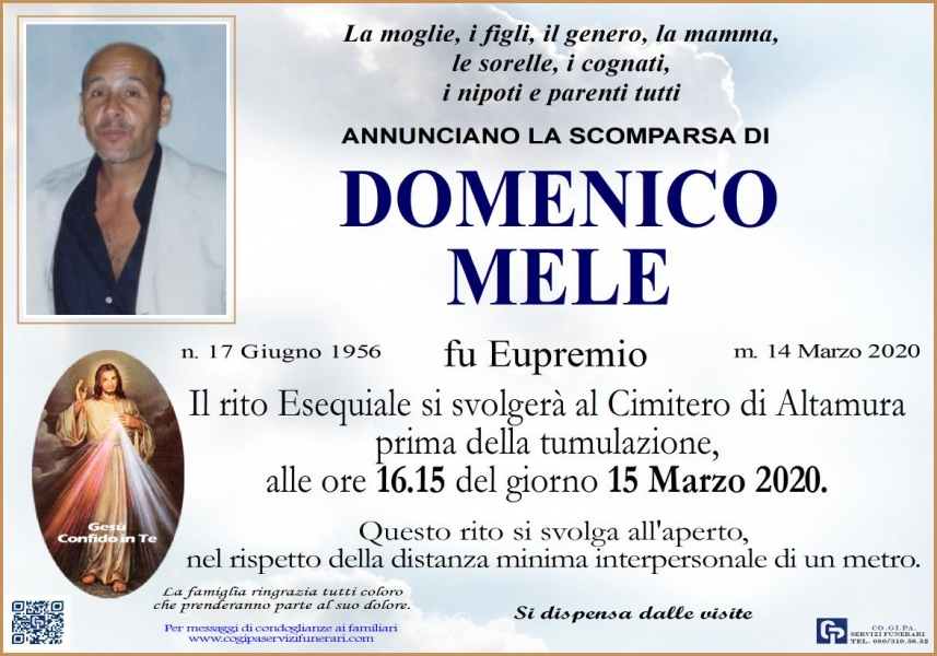 Domenico Antonio Damiano Mele 