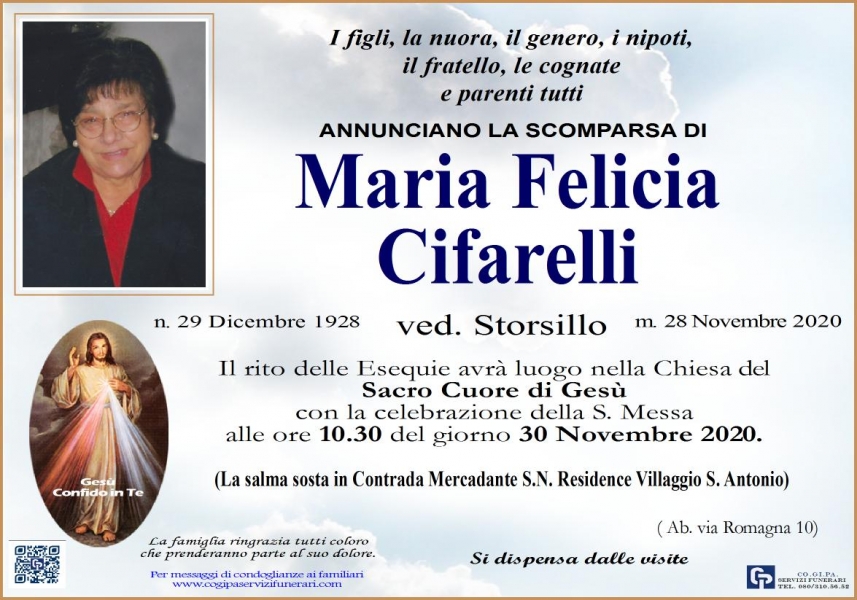 Maria Felicia  Cifarelli