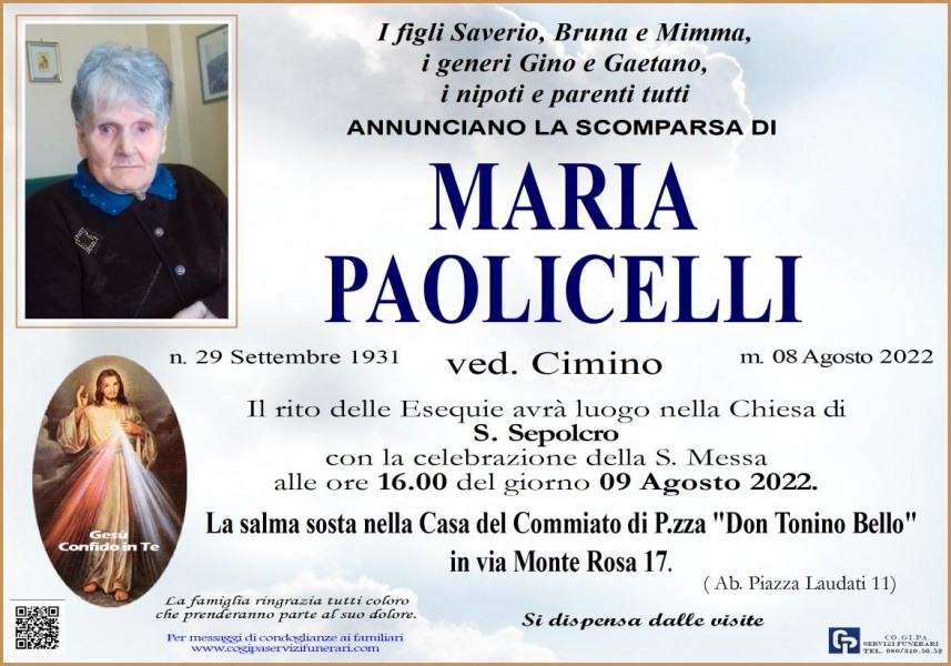 Maria  Salvatore Paolicelli