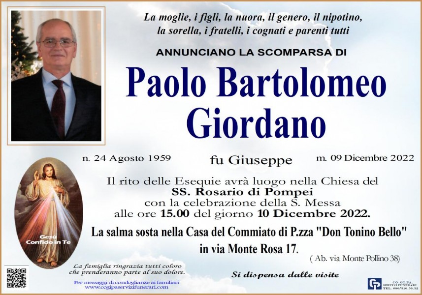 Paolo  Bartolomeo Giordano