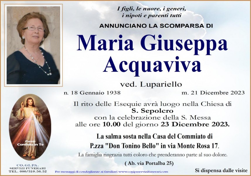 Maria  Giuseppa Acquaviva