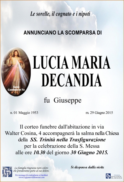 Lucia Maria Decandia