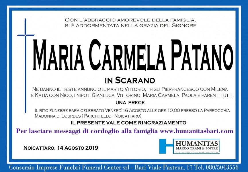 Maria Carmela Patano
