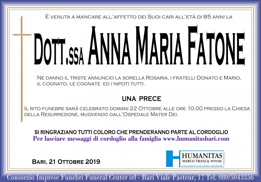 Anna Maria  Fatone