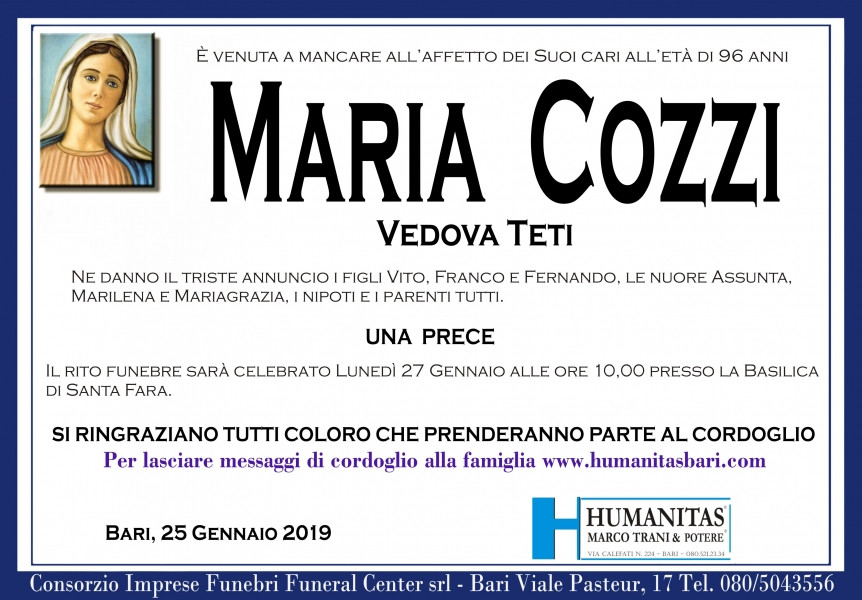 Vita Maria Cozzi