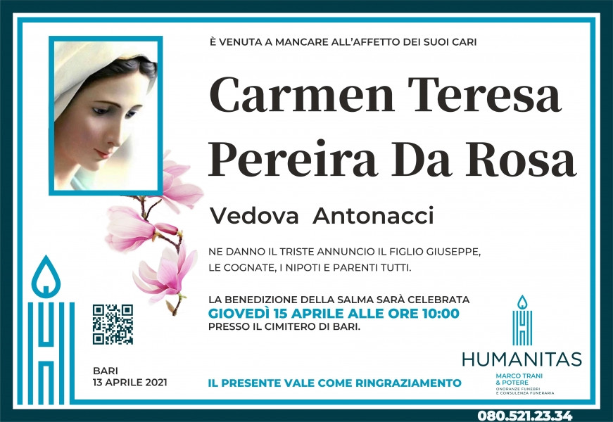 Carmen Teresa Pereira Da Rosa Antonacci
