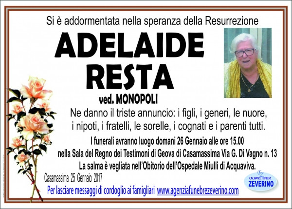 Adelaide Resta