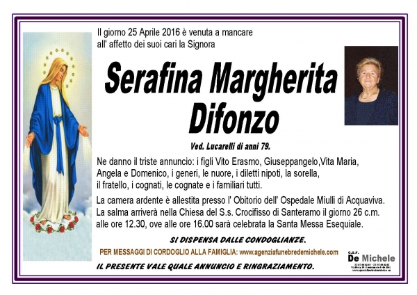 Serafina Margherita Difonzo