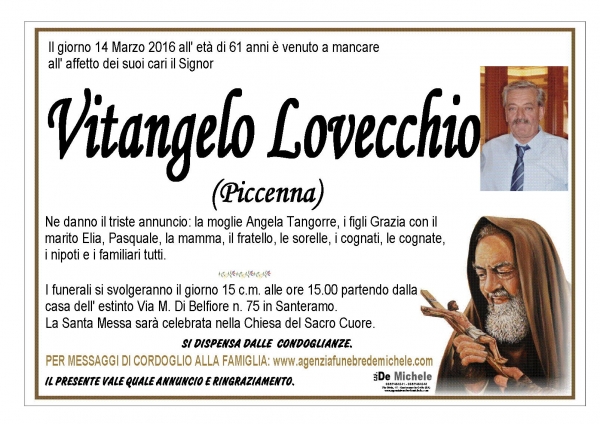 Vitangelo (piccenna) Lovecchio