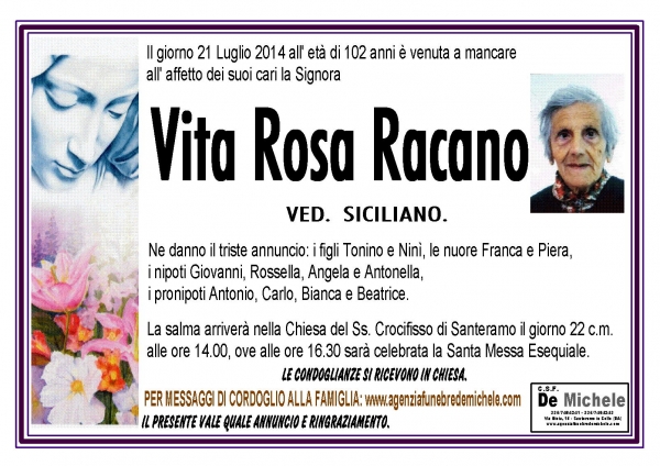 Vita Rosa Racano