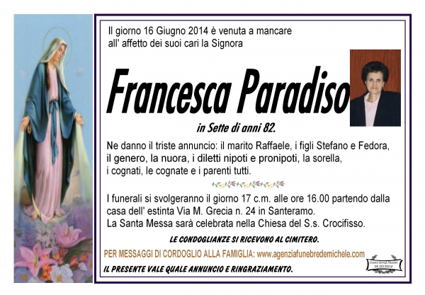 Francesca Paradiso