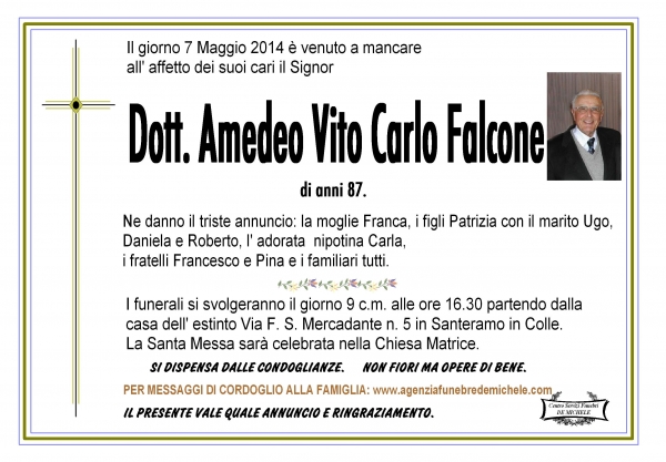 Amedeo Vito Carlo Dott. Falcone