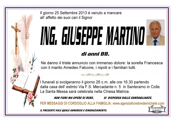Ing. Giuseppe Martino