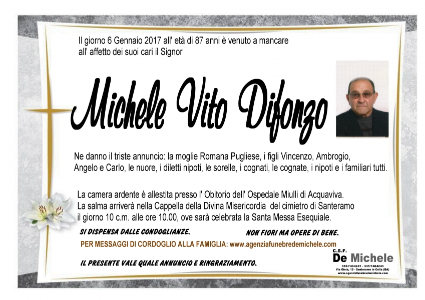 Michele Vito Difonzo