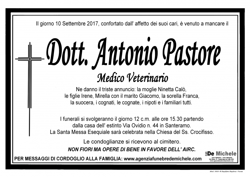 Dott. Antonio Pastore