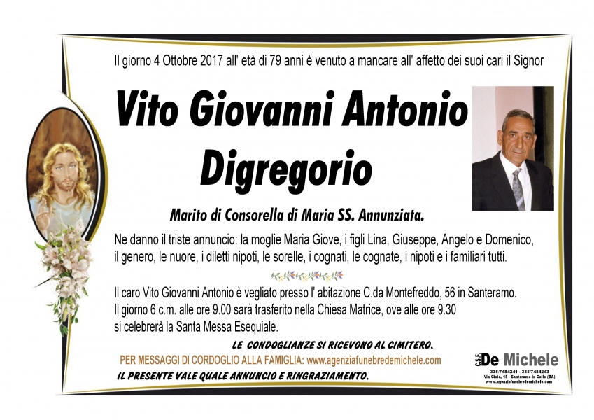Vito Giovanni Antonio Digregorio
