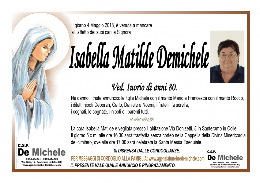 Isabella Matilde Demichele